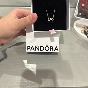 Pandora Silver Infinity Necklace